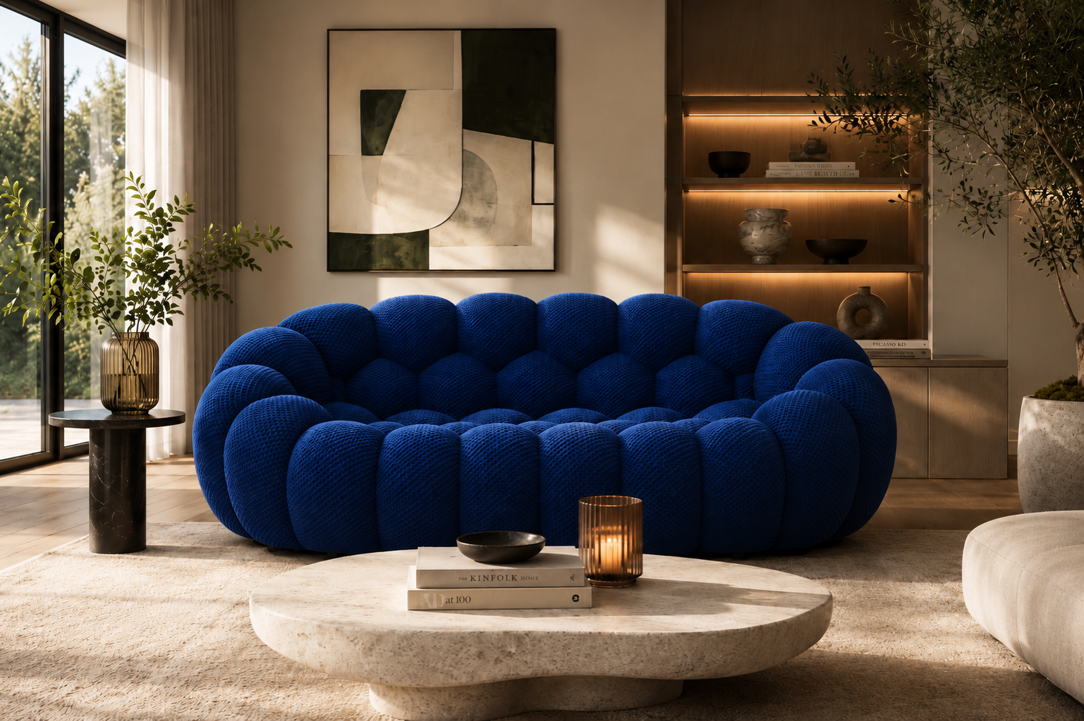 Cloud Couch™ Bubble Sofa - 2 Seater - Blue